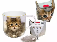 kubek - sweety kitty, pudełko z ogonkiem (carmani)