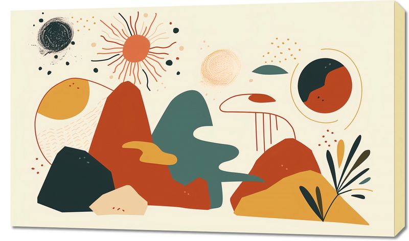 Obraz 100x60cm Kosmos Barw zdjęcie 1