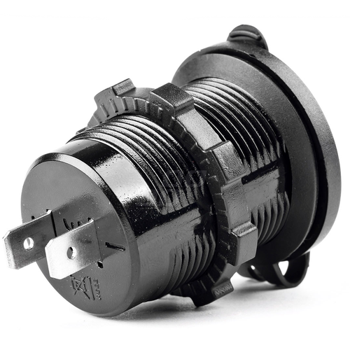 GNIAZDO SAMOCHODOWE ŁADOWARKA 2x USB 12V 24V AMiO na Arena.pl
