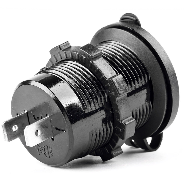 GNIAZDO SAMOCHODOWE ŁADOWARKA 2x USB 12V 24V AMiO zdjęcie 3