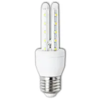 Żarówka LED 6W E27 2U 510lm zimna 6500K energooszczędna do biura