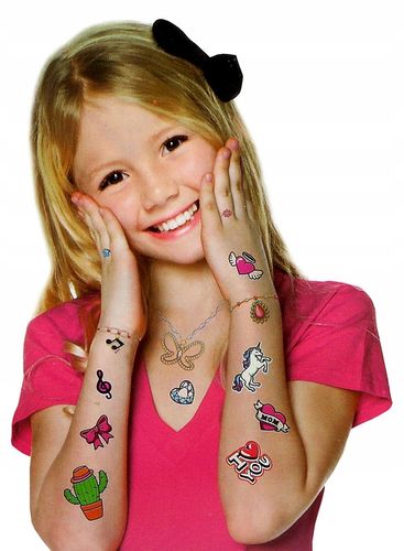 Duży Zestaw Mega Tatuaży zmywalnych - Bluey na Arena.pl