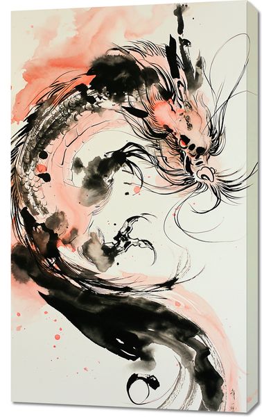 Obraz 60x100cm Smocza Furia zdjęcie 1