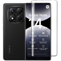 SZKŁO HARTOWANE 9H DO XIAOMI REDMI NOTE 14 PRO 5G SZYBKA Z CZARNĄ RAMKĄ