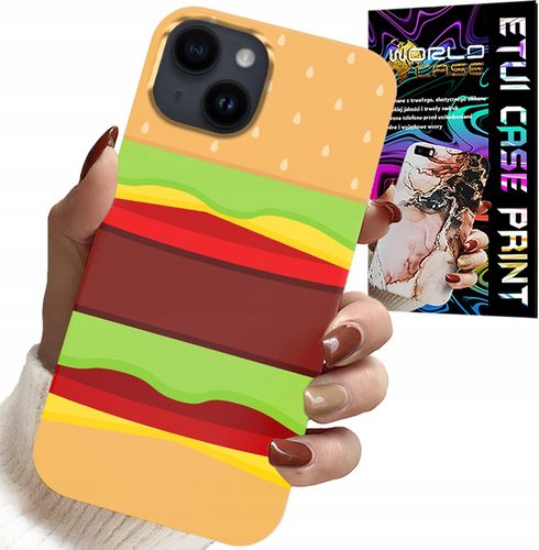 ETUI DO IPHONE 14 PLUS - CASE BURGER CHEESEBURGER OBUDOWA PREZENT na Arena.pl
