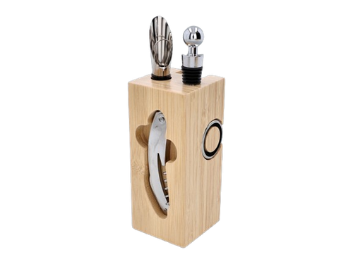 Zestaw do Wina w Formie Pudełka Drewnianego Wypełnionego Akcesoriami na Arena.pl