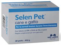 SELEN PET CANE E GATTO OMEGA-3, 60 kaps NBF Lanes pies i kot ANTI-AGE
