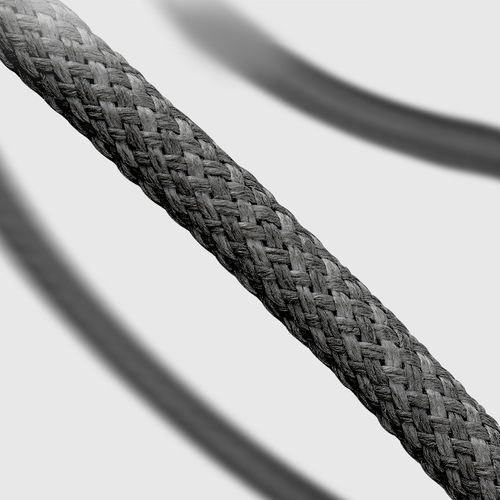 Kabel przewód w oplocie USB-C 60W 1.5m - czarny na Arena.pl