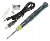 LUTOWNICA ręczna mini oporowa kolbowa na USB 8W 5V grot SMD do taśm led