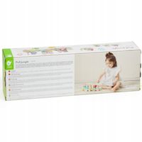 DREWNIANA KOLEJKA GĄSIENICA MONTESSORI UKŁADANKA CIAGNIĘCIA CLASSIC WORLD