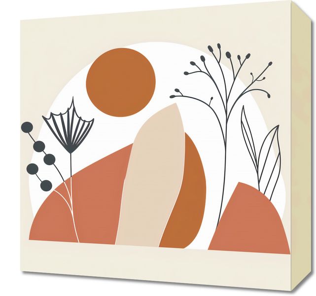 Obraz 40x40cm Organiczny Splot zdjęcie 1