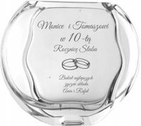 Wazon z grawerem PREZENT rocznica ślubu 10 20 30
