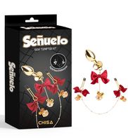 Zestaw plug analny + zawieszki na sutki