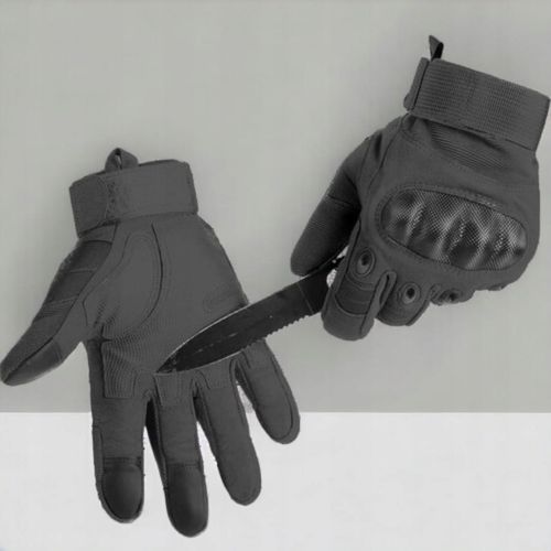 Rękawice Motocyklowe Nylon Czarne Mocne Dotykowe - XL na Arena.pl