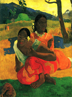 Reprodukcja obrazu When Will You Marry - Paul Gauguin Rozmiar - 40x30
