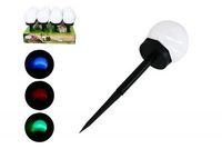 kula solarna led 10 x 10 x 34cm multikolor