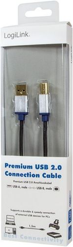 Kabel Premium USB2.0 A/B, długość 1.5m na Arena.pl