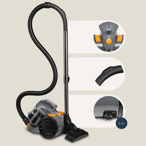 Odkurzacz Bezworkowy Domowy 4000W 5Końcówek Zonder Base Jet na Arena.pl