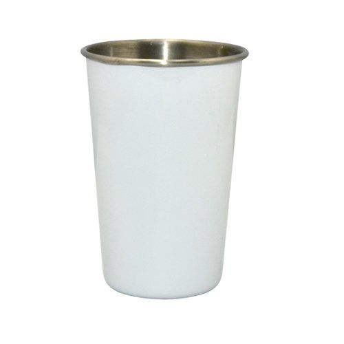 Kubek metalowy biały Sublimacja Termotransfer zdjęcie 1