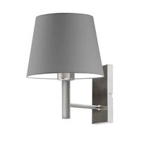 Skandynawski kinkiet z abażurem do salonu IZMIR