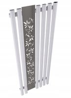 Grzejnik dekoracyjny FLOWER 140x60 SZARY