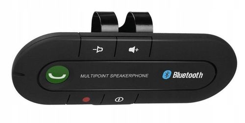 ZESTAW GŁOŚNOMÓWIĄCY SAMOCHODOWY BLUETOOTH 5.0 EDR na Arena.pl