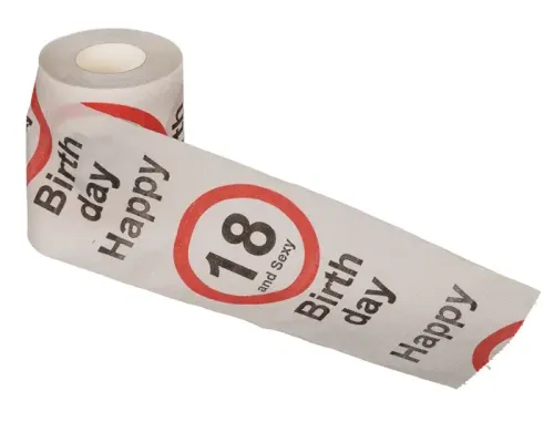 Papier Toaletowy na 18 Urodziny z napisem Happy & Sexy - Prezent na 18-stkę na Arena.pl