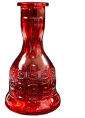 Czerwony Dzban do Sziszy Duży Butla do Fajki Wodnej Wazon Nargile Hookah
