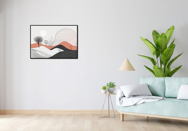 Plakat 84x59,5cm Półcień Widoku zdjęcie 4