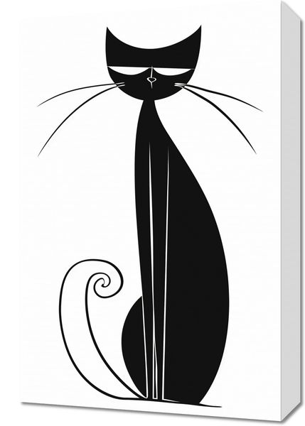 Obraz 40x60cm Czerń Kocicy zdjęcie 1