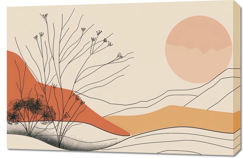 Obraz 90x60cm Pustynna Wydma zdjęcie 1