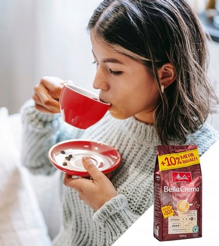 Kawa ziarnista MELITTA BELLACREMA INTENSO 1,1 kg | intensywna Arabica 80% na Arena.pl