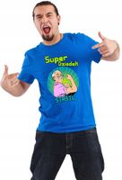 Koszulka z nadrukiem na PREZENT SUPER DZIADEK