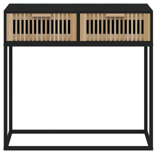 Stolik konsolowy, czarny, 80x30x75 cm na Arena.pl