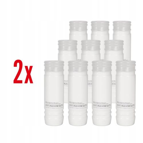 Trwałe wkłady do zniczy tanie 20 sztuk ok. 3 dni 17,5 cm Gloria G4 Bispol na Arena.pl