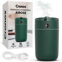 NAWILŻACZ POWIETRZA ULTRADŹWIĘKOWY LAMPKA DYFUZOR ZAPACHOWY AROMATERAPIA 3L