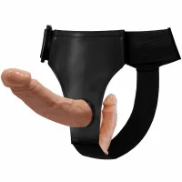 baile double fun system z uprzężą, podwojny model tpr, czarny