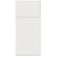 Serwetki kieszonki na sztućce Punta Punta białe, 50 szt.