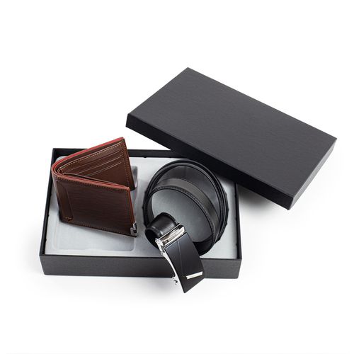Pasek I Portfel Na Prezent Dla Chłopaka Elegancki Męski Zestaw Zp07 na Arena.pl