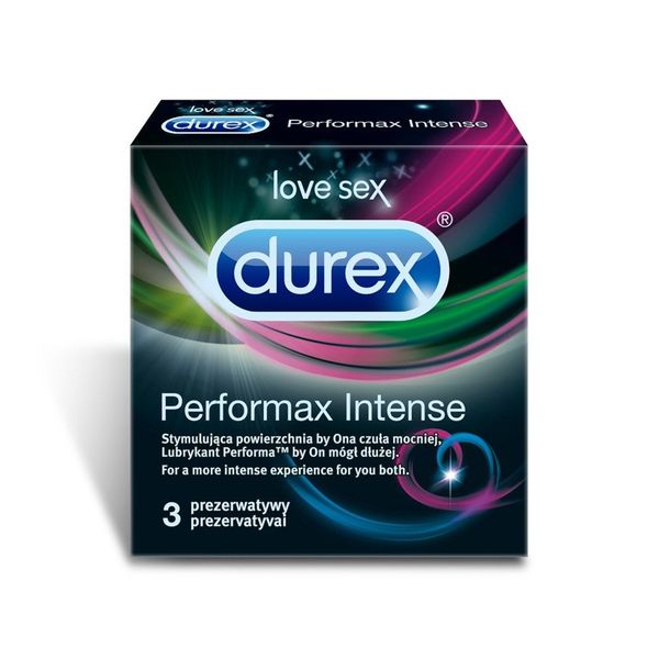 3 Prezerwatywy Durex Performax Intense zdjęcie 1