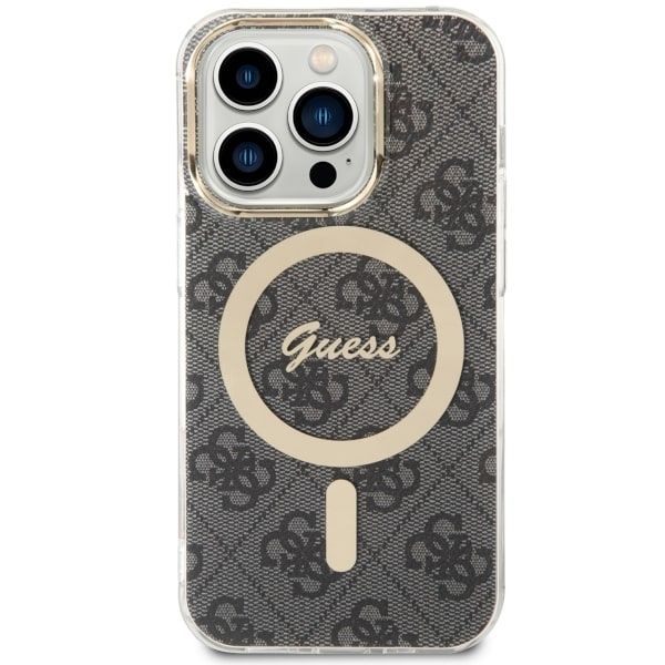 Etui Guess do iPhone 14 Pro, Czarny, MagSafe zdjęcie 2