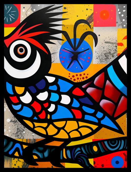 Plakat 60x80cm Ptak Na Wznak zdjęcie 2