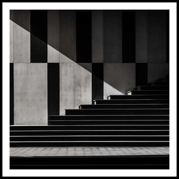 Plakat 100x100cm Geometria w Architekturze zdjęcie 3