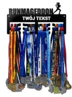 Wieszak na medale RUNMAGEDON twoje imię dowolny tekst 229.1