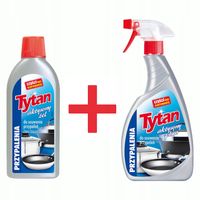 Aktywny żel 500g + płyn do przypaleń Tytan 500g