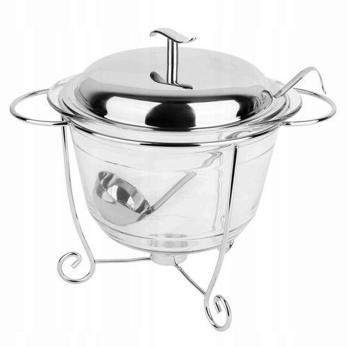 WAZA do ZUPY SOSÓW z PODGRZEWACZEM CHOCHLA Srebrna STALOWA Tadar 4 l na Arena.pl