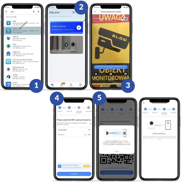 KAMERA OBROTOWA WIFI ZEWNĘTRZNA 2xOBIEKTYW 2+2MP 2W1 ZOOM 2K DETEKCJA BLOW zdjęcie 7