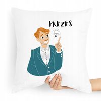 Dla Prezesa Viceprezesa Poduszka Prezes Z Nadrukiem Ze Zdjęciem