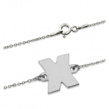 SREBRNY KOMPLET CELEBRYTKI X IKS PRÓBA SREBRA 925 GRAWER GRATIS! zdjęcie 2