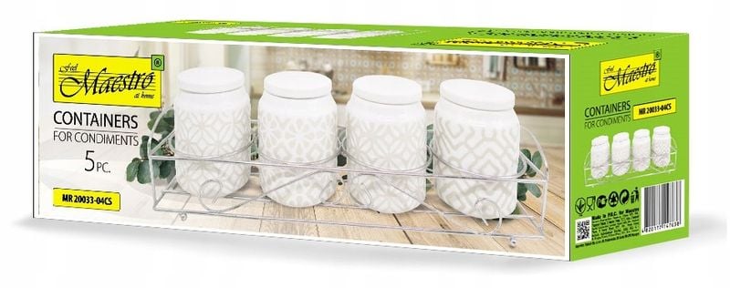 Zestaw do przypraw 5 elementów 'PATTERN' MR-20033- zdjęcie 10